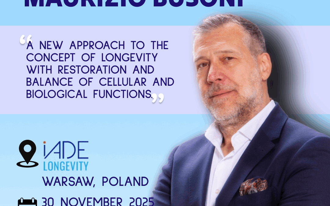 MAURIZIO BUSONI SPEAKS AT IADE LONGEVITY 2025